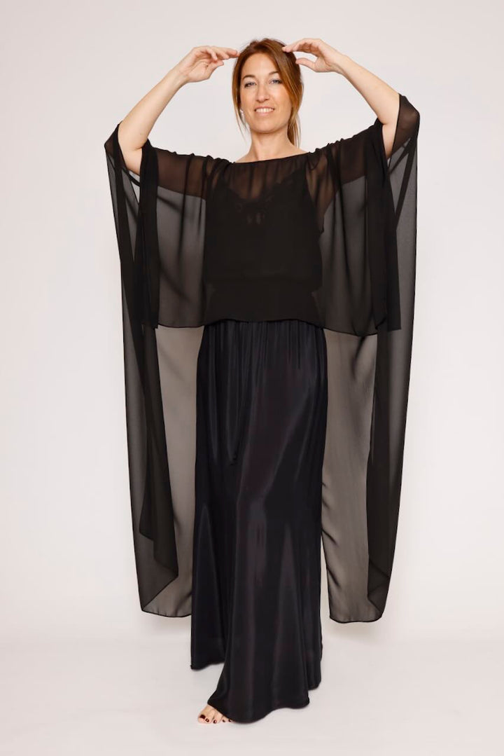TOP ILAY LACE-NEGRO
