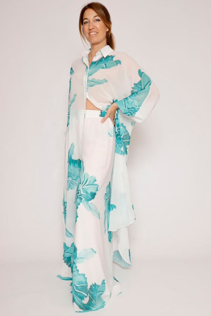 PANTALÓN 63-5100-BLANCO/VERDE