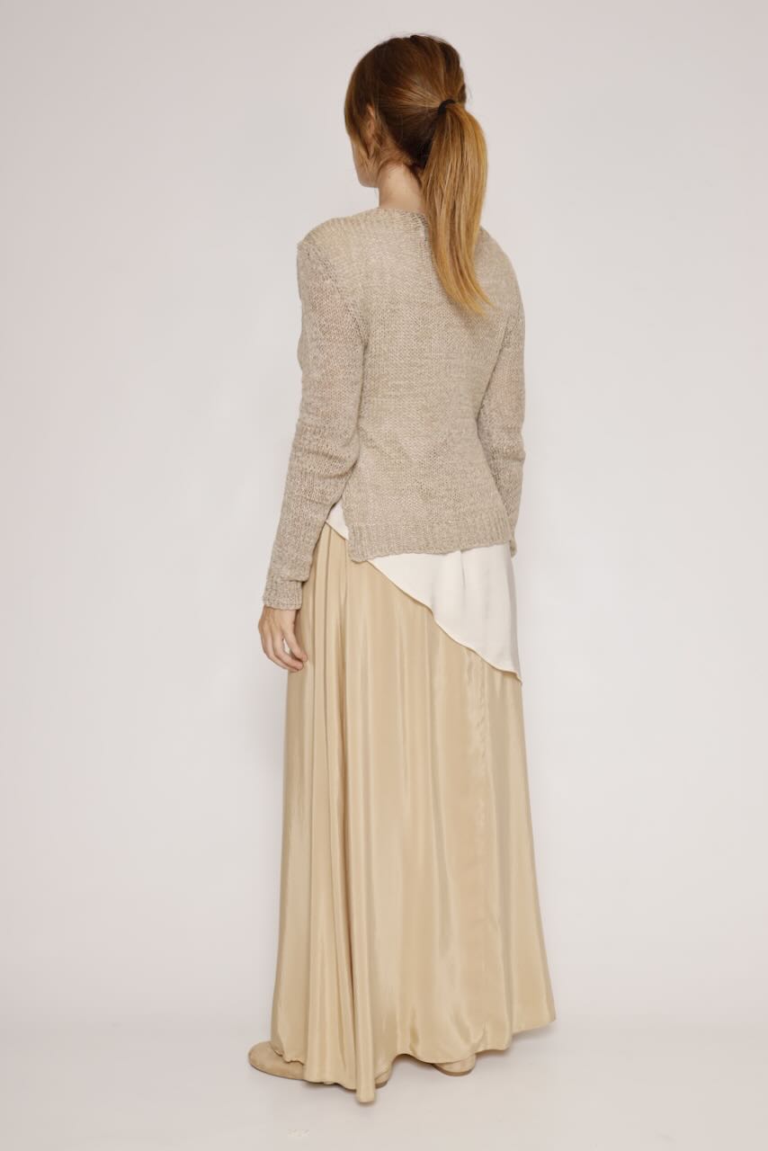 JERSEY P26MS501-BEIGE