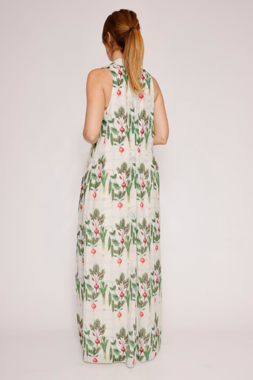 VESTIDO  BY10288-BLANCO/VERDE