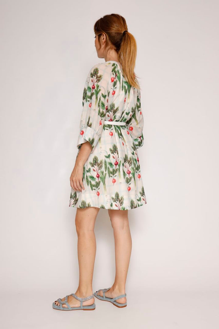 VESTIDO BY10287-BLANCO/VERDE