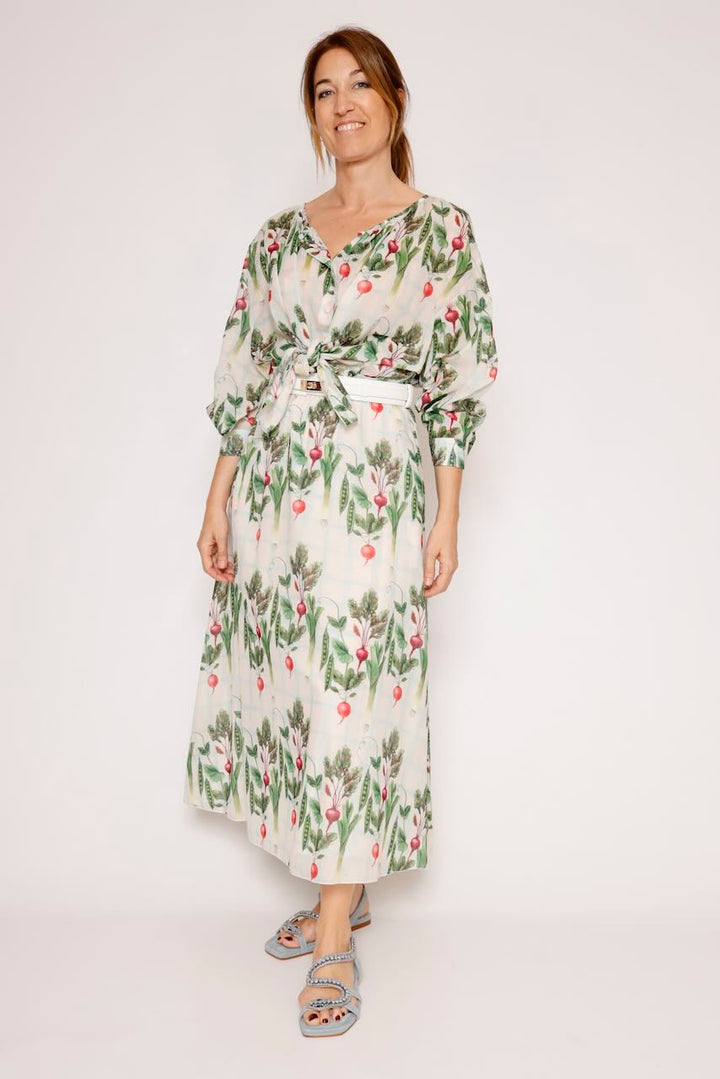 FALDA BY10286-BLANCO/VERDE