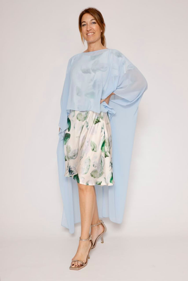 VESTIDO BY10279-BLANCO/VERDE