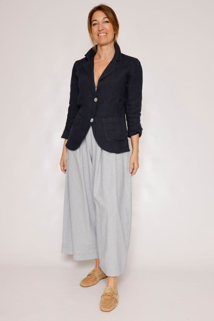 PANTALÓN P3R7EIZ000-BLANCO/AZUL