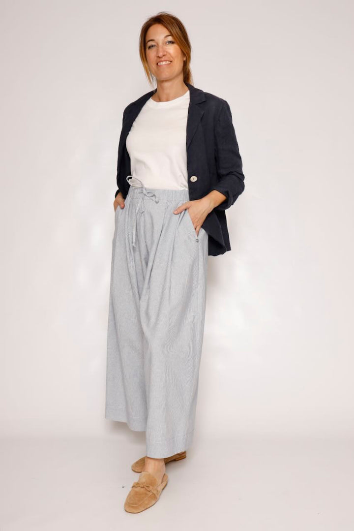 CHAQUETA LINO P25RU606-MARINO