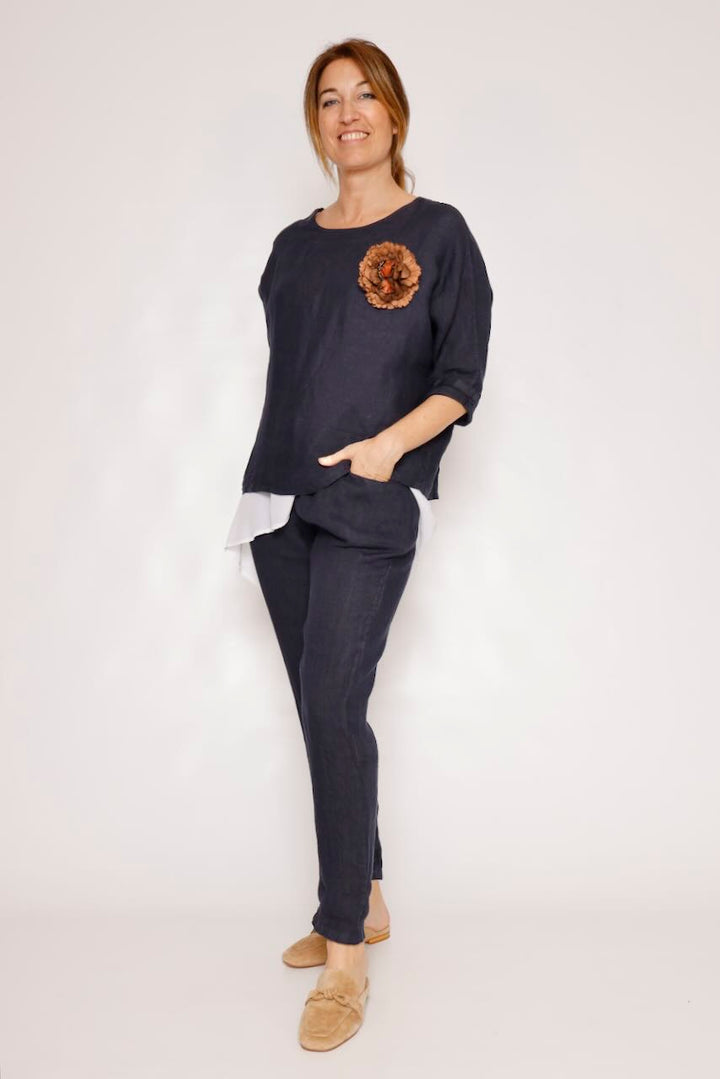 BLUSA P25RU415-MARINO