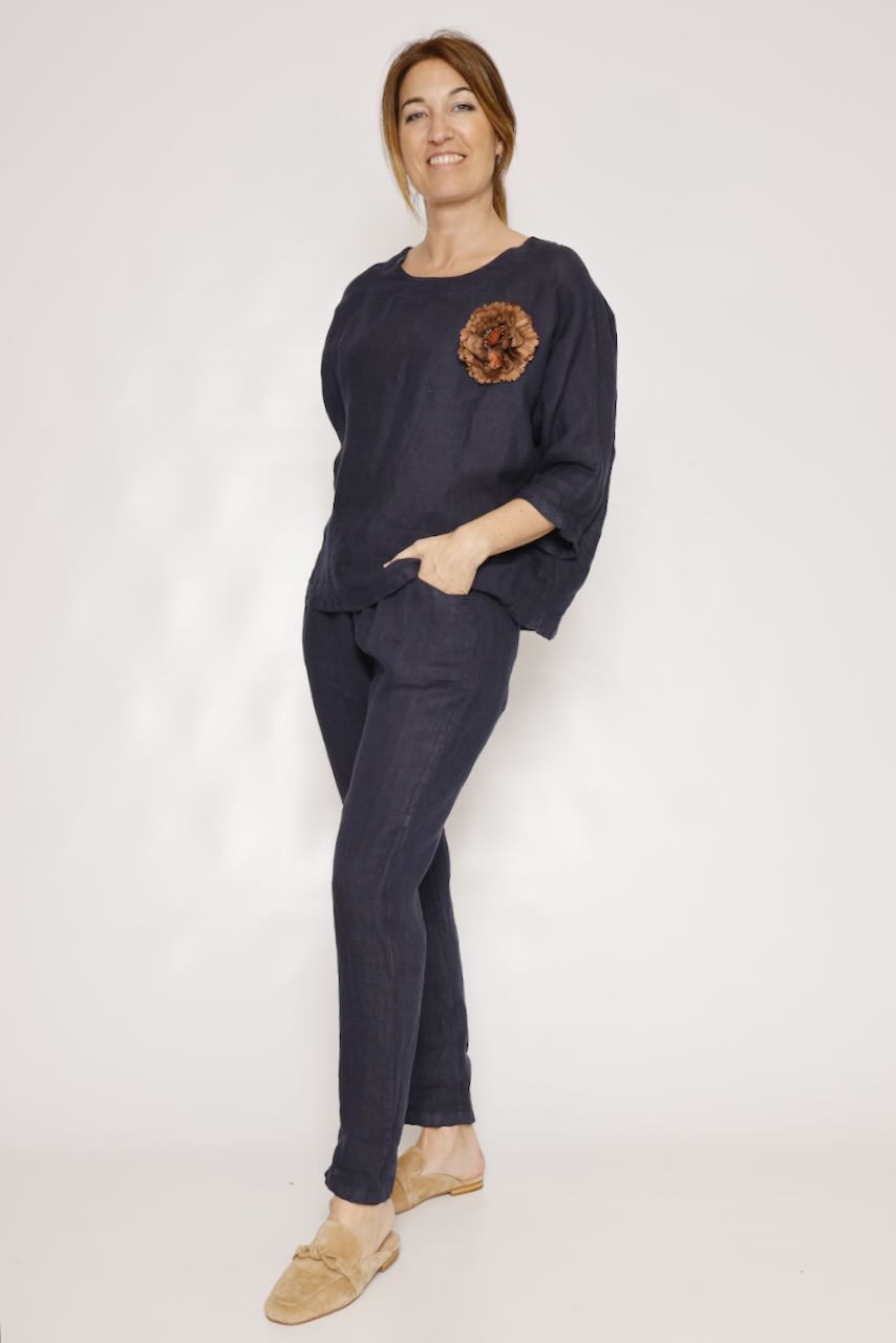BLUSA P25RU415-MARINO