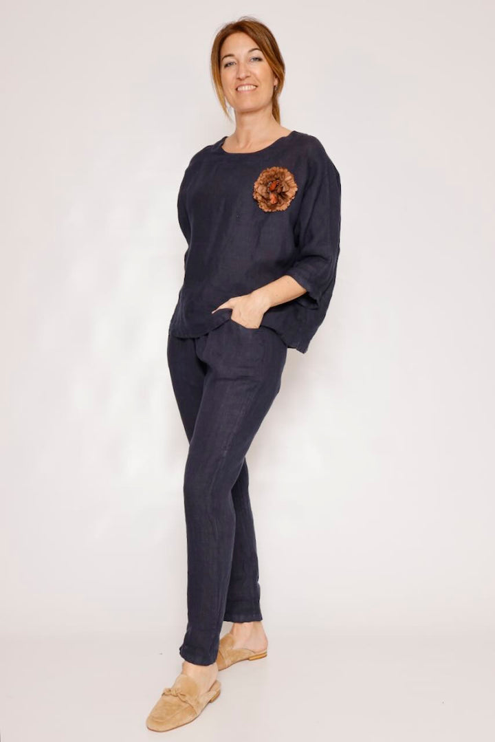 BLUSA P25RU415-MARINO