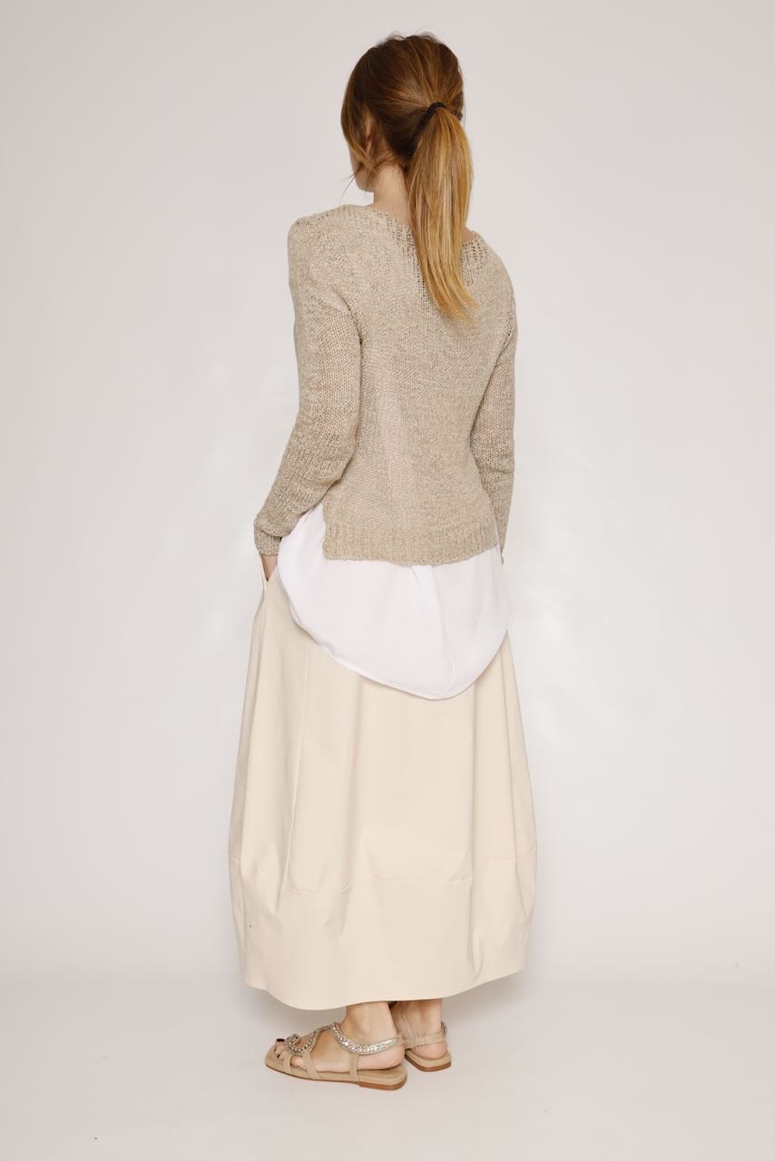 FALDA 312620100-MANTEQUILLA