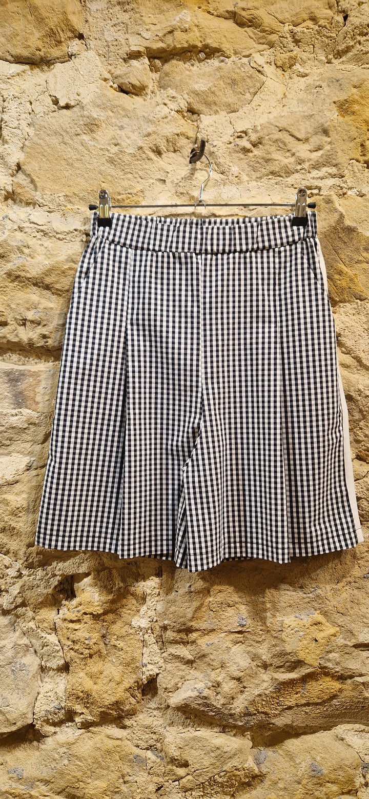 BERMUDA VICHY-BLANCO/NEGRO