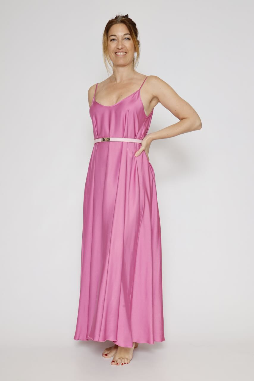 VESTIDO RP9AR21-FUCSIA