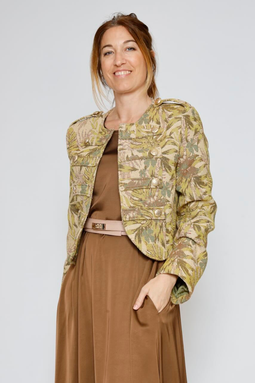 CHAQUETA S26J863-OLIVA