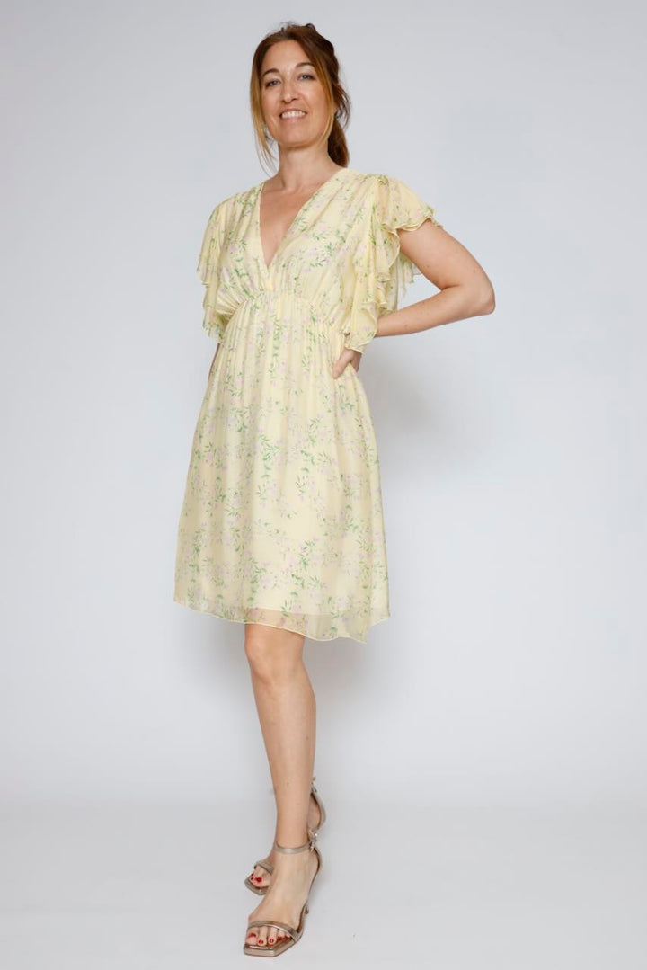 VESTIDO BY10224-AMARILLO