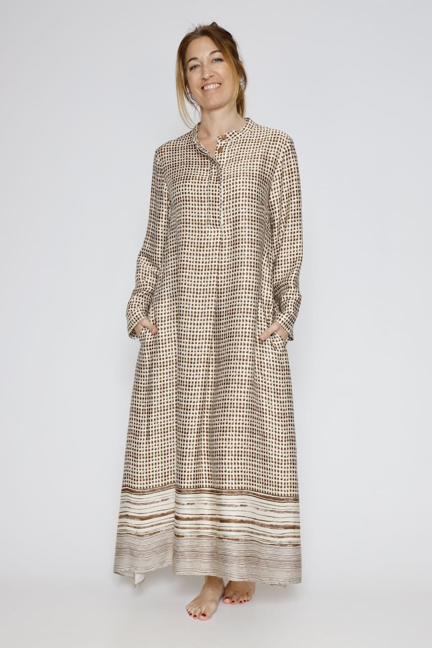 VESTIDO P26YW602-MARRON