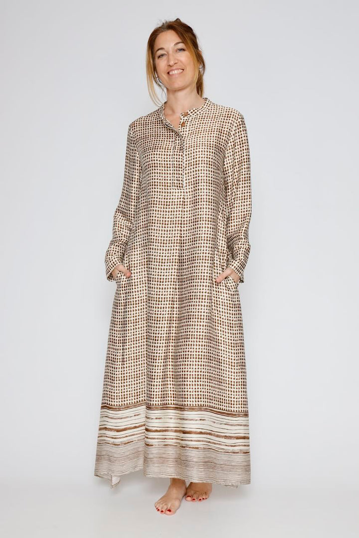 VESTIDO P26YW602-MARRON