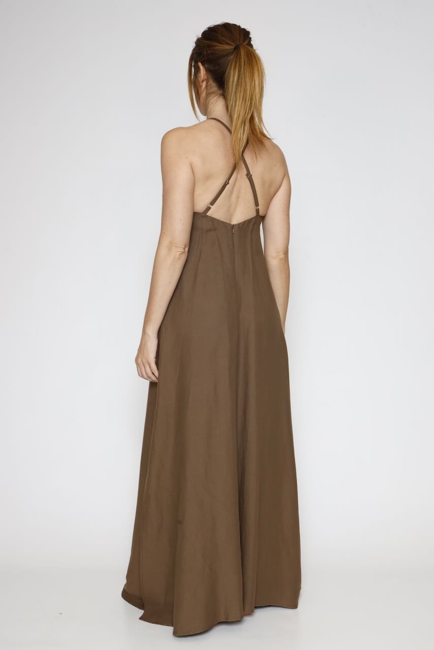 VESTIDO P26ES711-MARRON