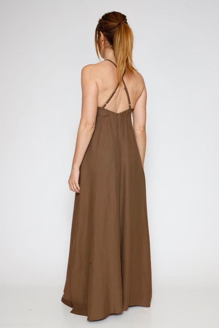 VESTIDO P26ES711-MARRON