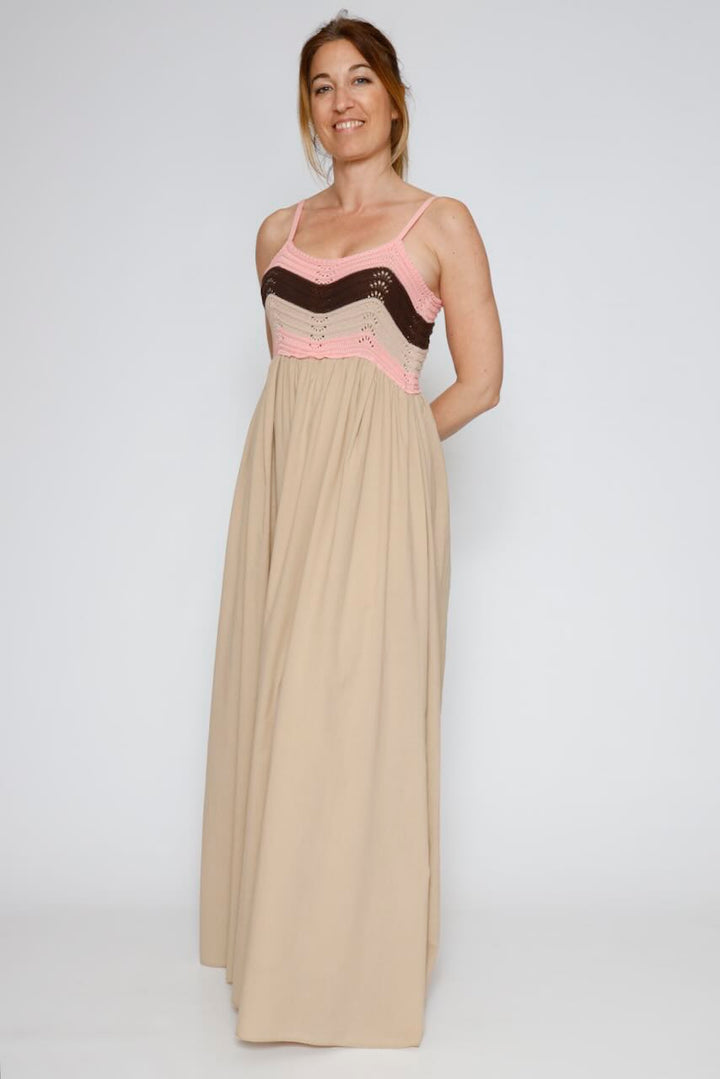 VESTIDO BY10027-BEIGE