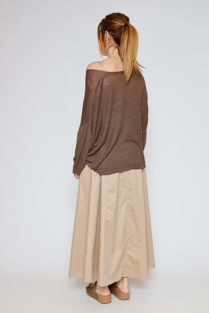 JERSEY P26DI519-CHOCOLATE