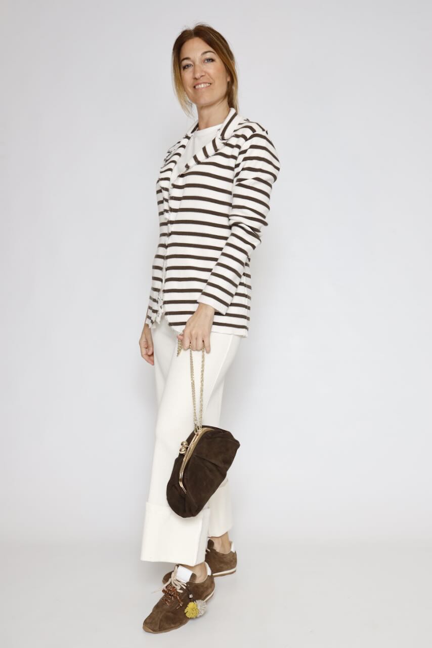 CHAQUETA P26MS601-LATTE/MARRON