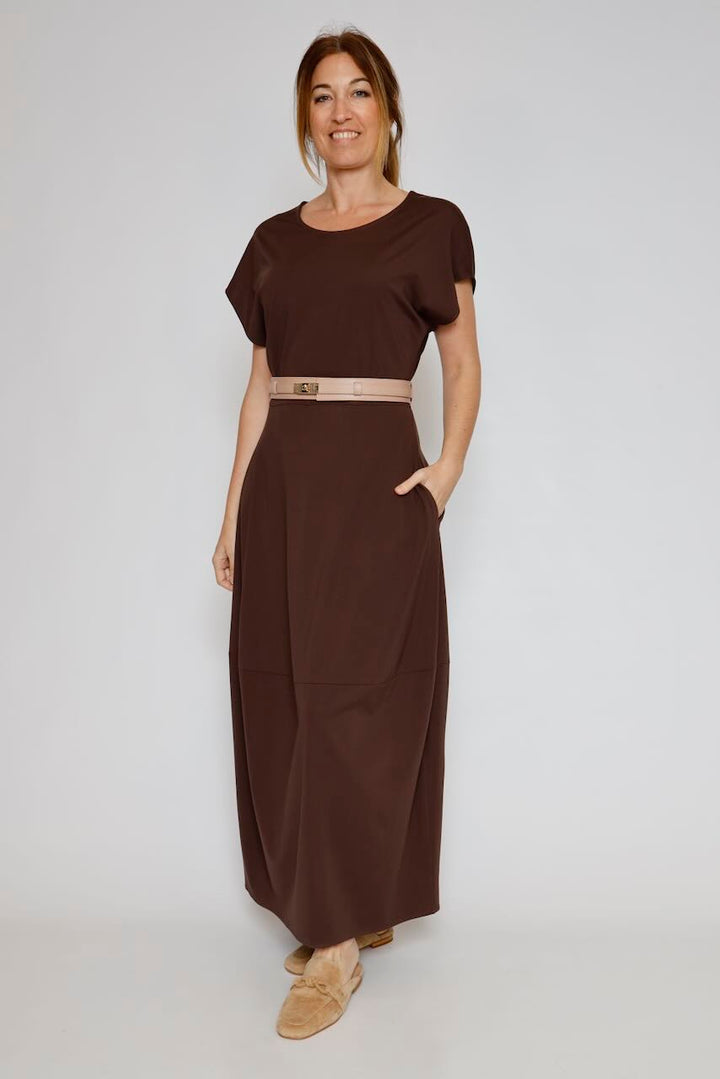 VESTIDO P26FL701-MARRON