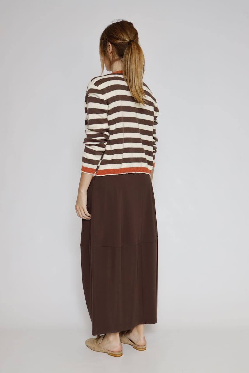 VESTIDO P26FL701-MARRON