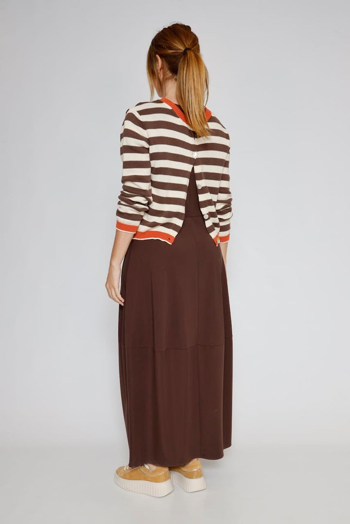 VESTIDO P26FL701-MARRON