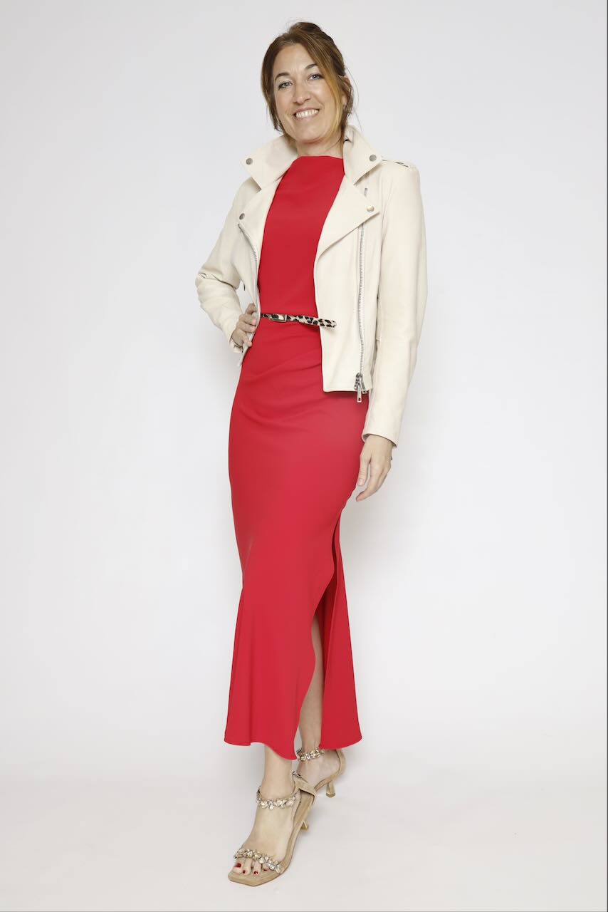 VESTIDO AGAPLHX-ROJO