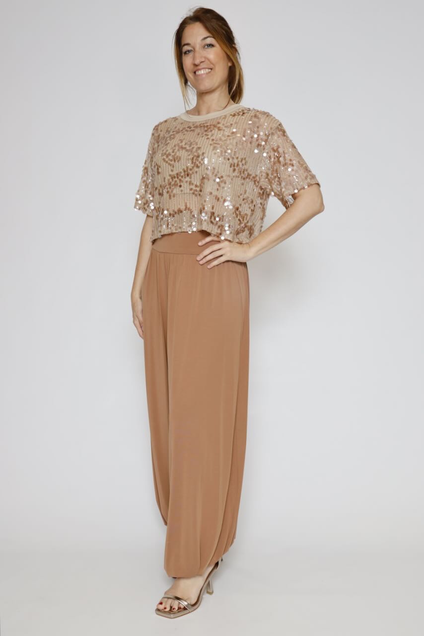 PANTALÓN P9G6LOB-MARRON