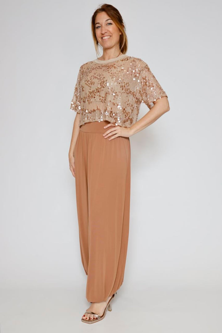 PANTALÓN P9G6LOB-MARRON