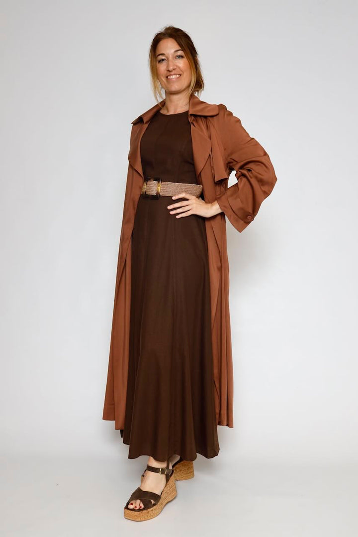 VESTIDO 63-3360-CHOCOLATE