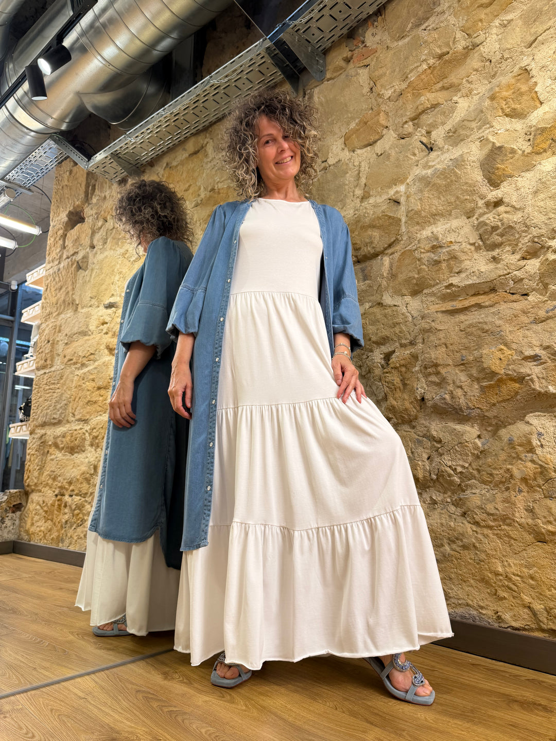 VESTIDO P26BU704-BLANCO