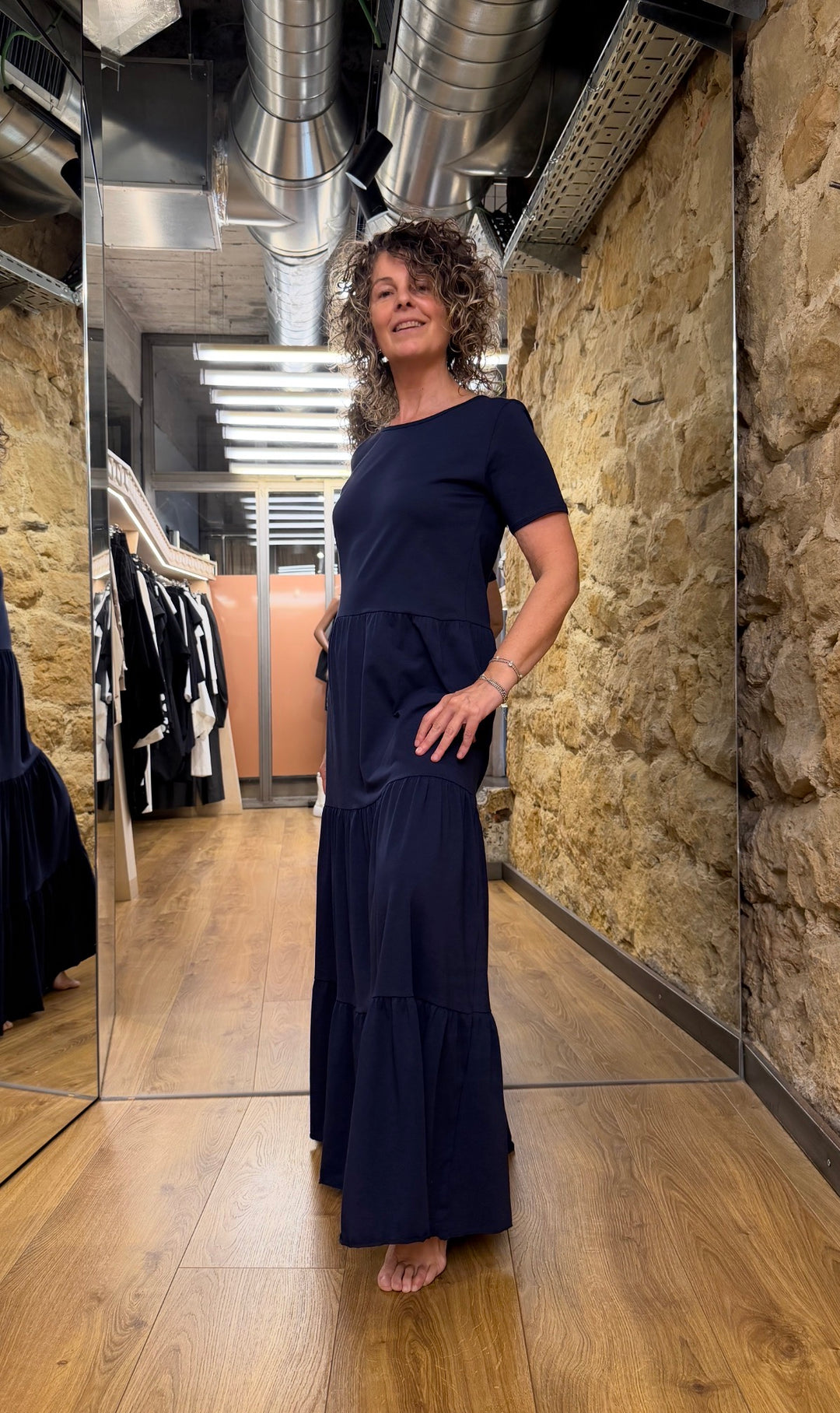 VESTIDO P26BU704-MARRON