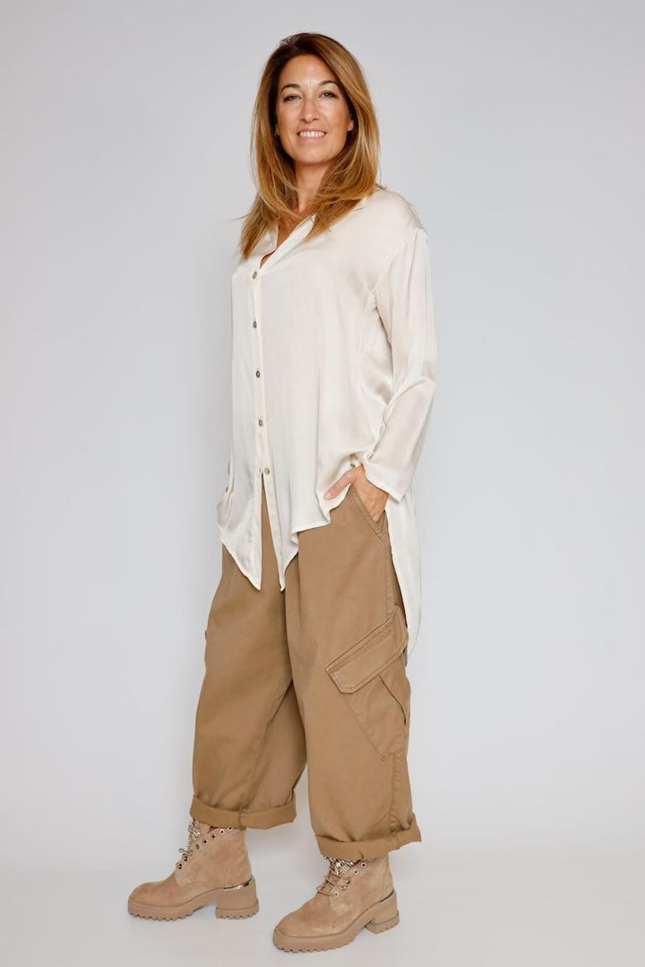 CAMISA P25AN126-LATTE