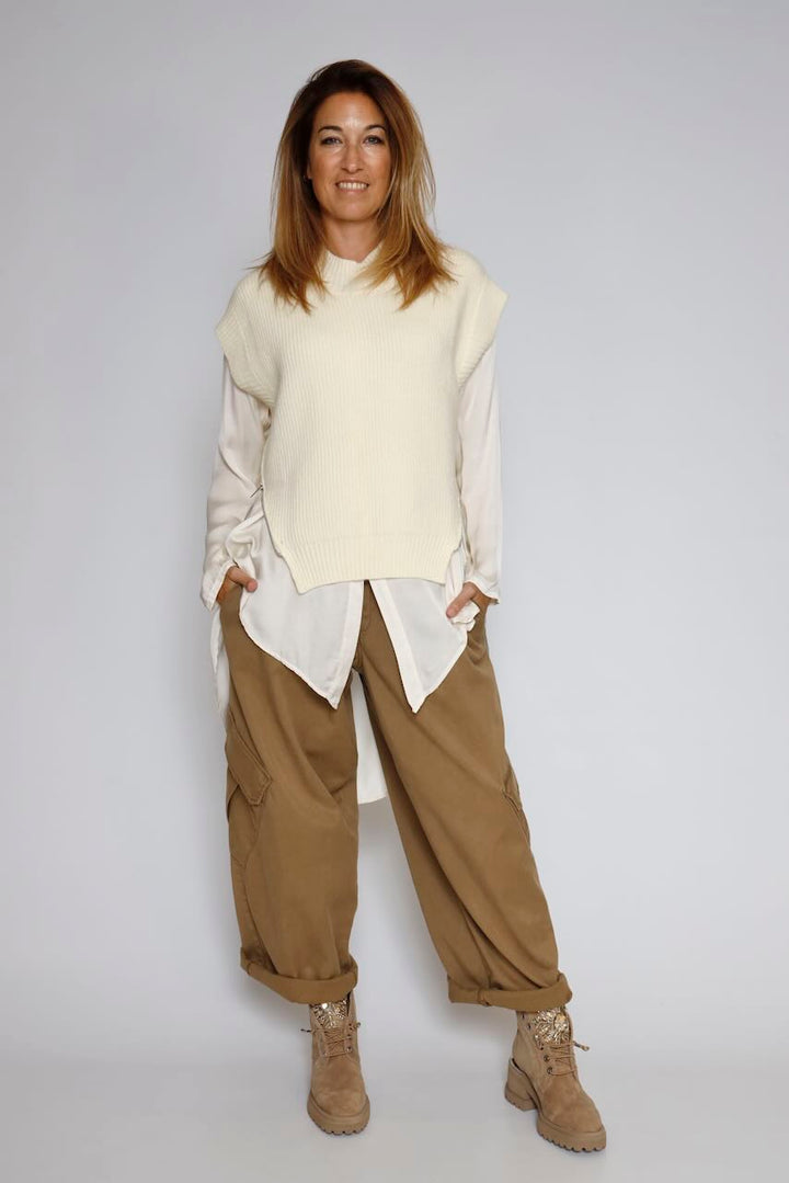 CHALECO PHANCY-BEIGE
