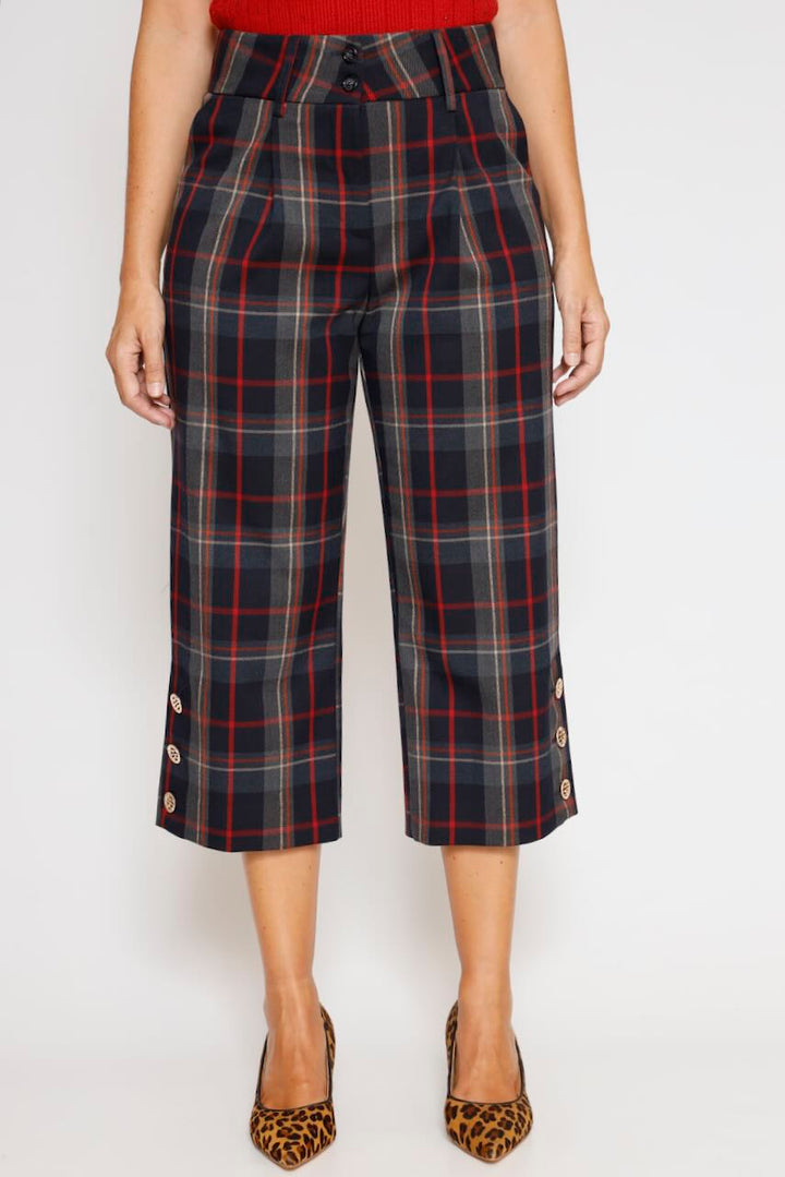 PANTALÓN  WV9006W45995-ROJO/NEGRO