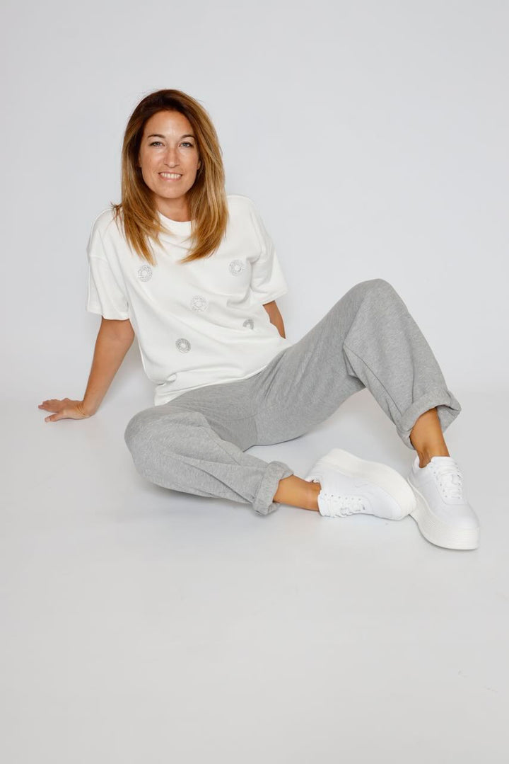 CAMISETA  P25MF415-LATTE