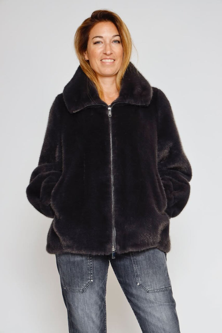 CHAQUETA BOMBER BY09110-ANTRACITA