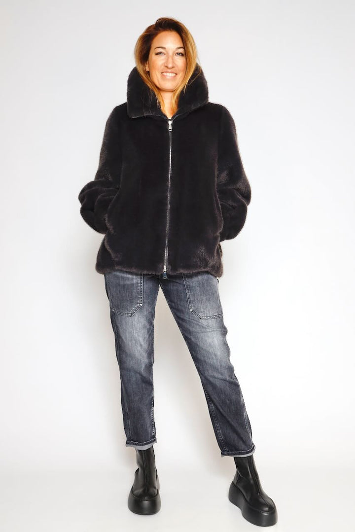 CHAQUETA BOMBER BY09110-ANTRACITA