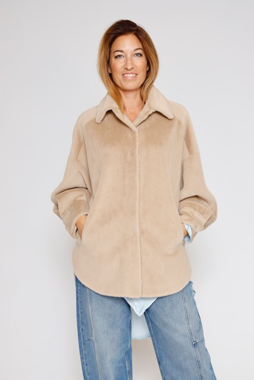 CHAQUETA CAPA BY09111-BEIGE