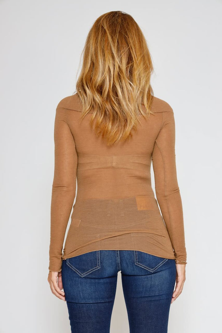 CAMISETA BY09142-MARRON