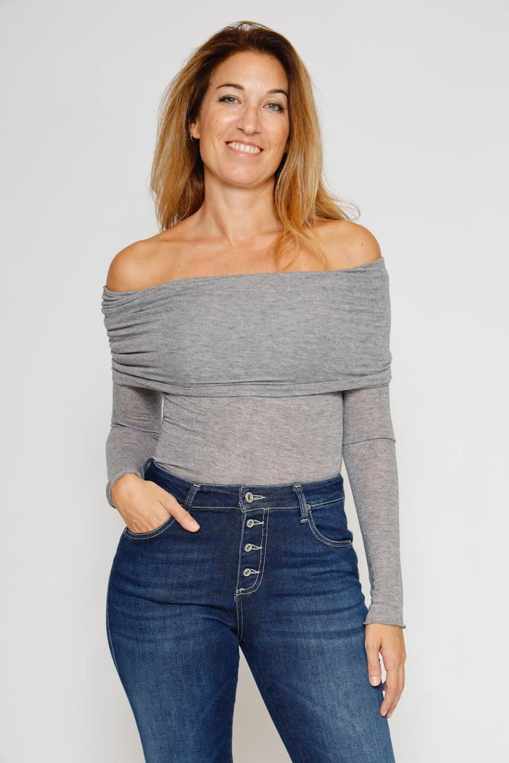 CAMISETA BY09142-GRIS