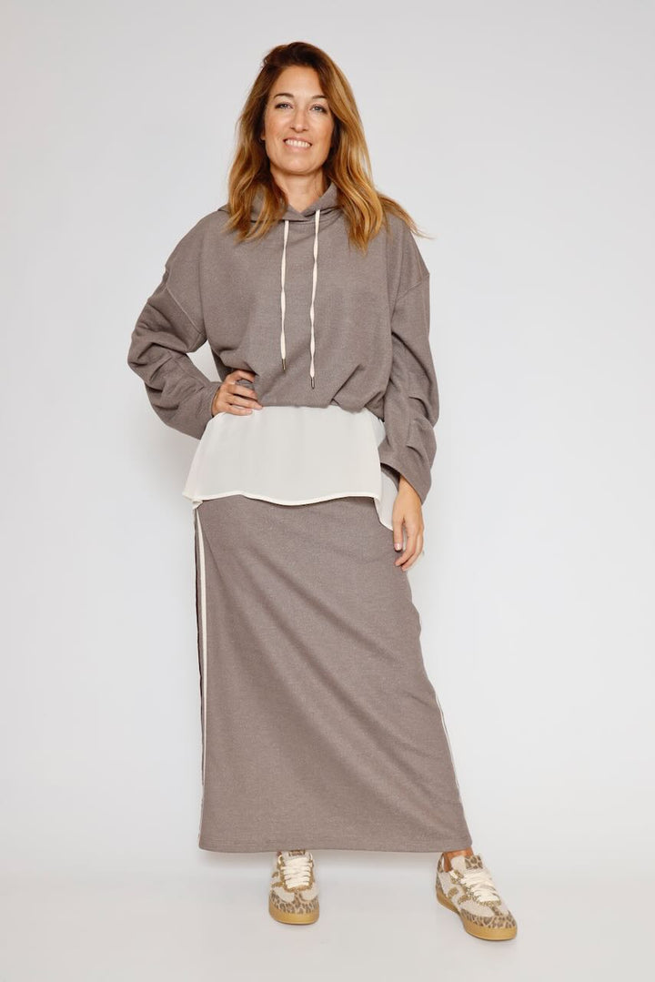 FALDA 54-6046-MARRON