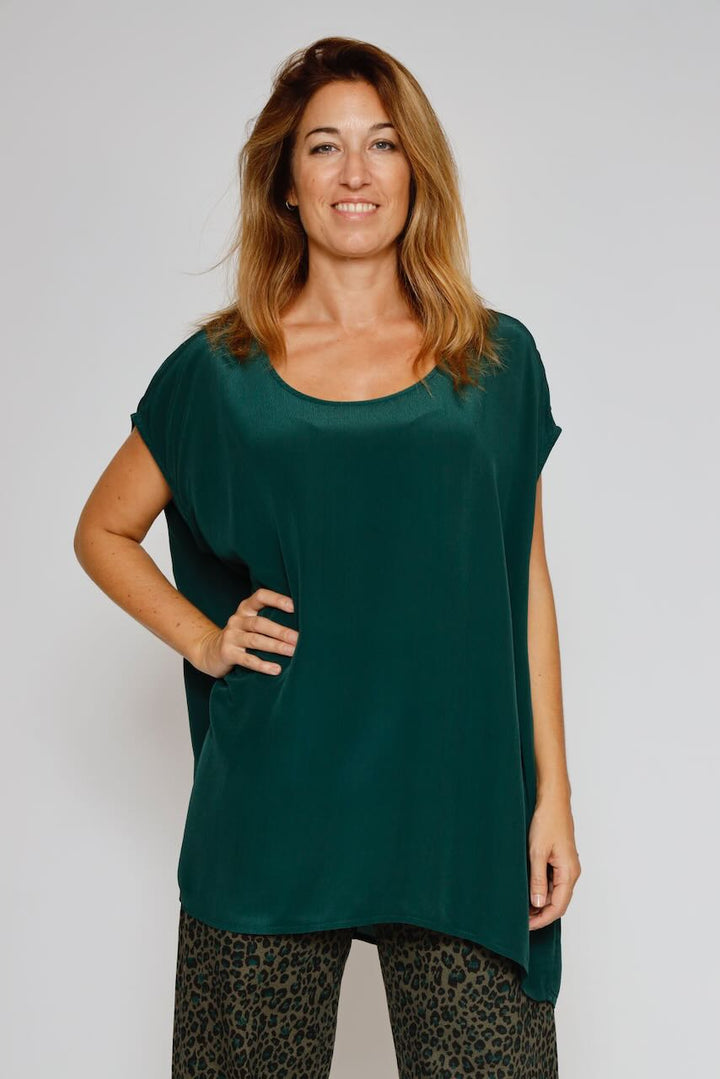 BLUSA/LARGONA P25AN127-VERDE