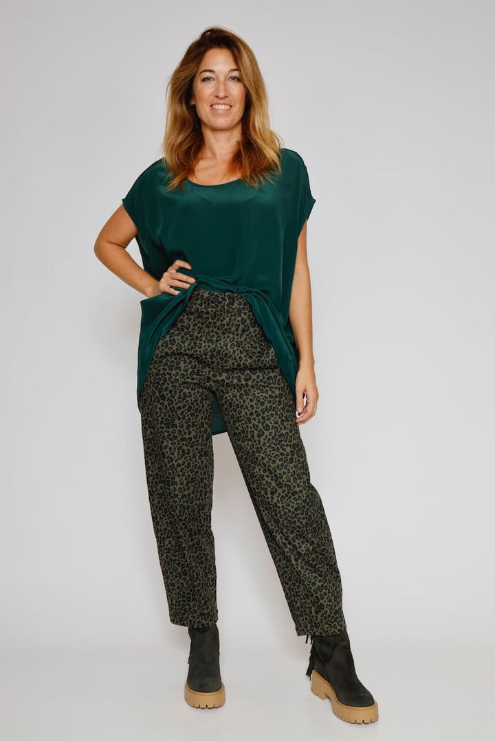 BLUSA/LARGONA P25AN127-VERDE