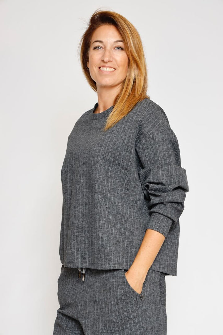 SUDADERA F0JWDLH000-GRIS