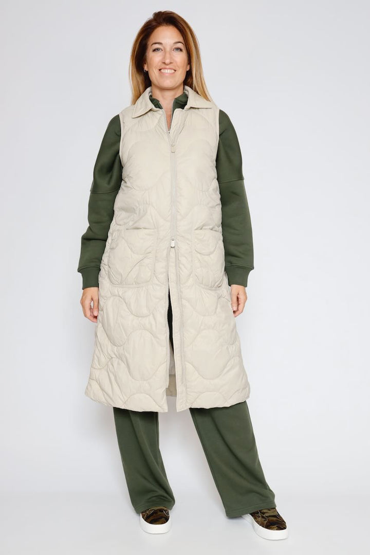 PLUMIFERO CHALECO I8911G6824-BEIGE