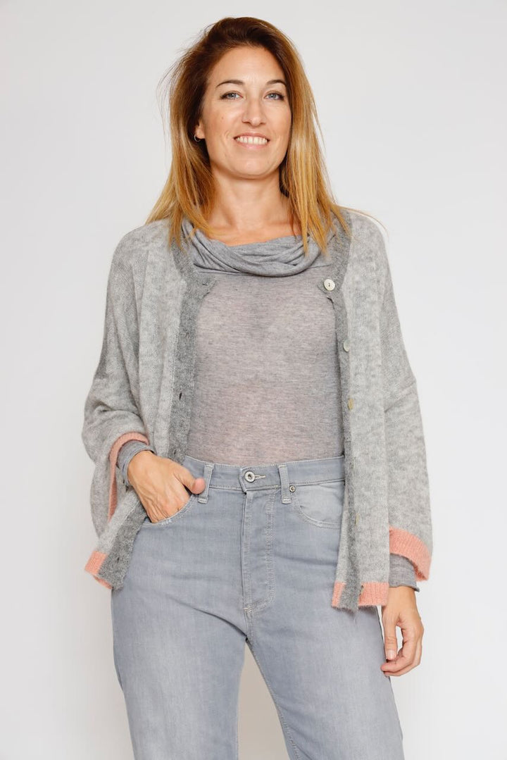 CARDIGAN A25IT521-GRIS