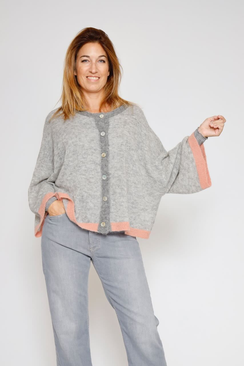 CARDIGAN A25IT521-GRIS