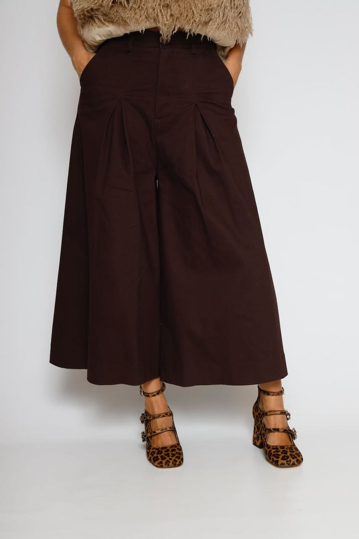 PANTALON A25OP203-MARRON